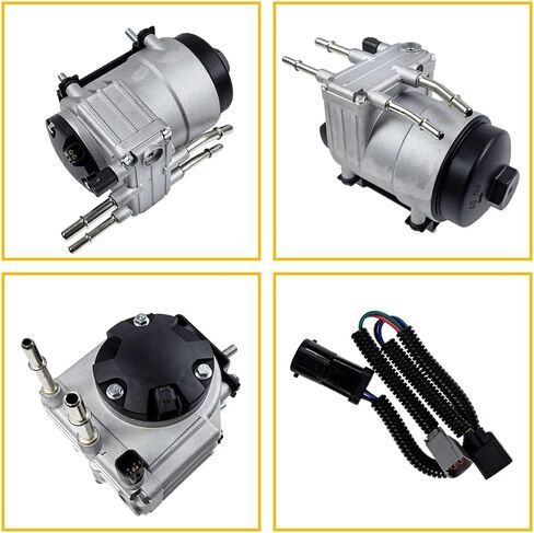6C3Z-9G282-C Diesel Fuel Pump Filter Assembly Powerstroke Diesel Engine | Fit for Ford Excursion F250 F350 F450 F550 Super Duty V8 6.0L | OE 3C3Z9C407AA 3C3Z9C407AB 6C3Z9C407AA 6C3Z9G282C PFB101 in Saudi Arabia
