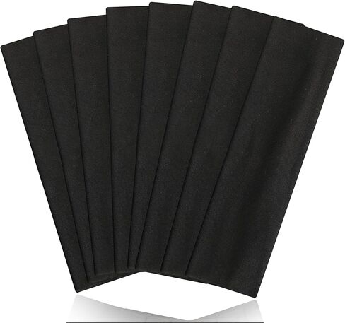 8PCS Summer-Exclusive Non Slip Sports Elastic Soft Running Fashion Headbands Absorb Sweat for Women & Men Working Out, Travel in Kuwait