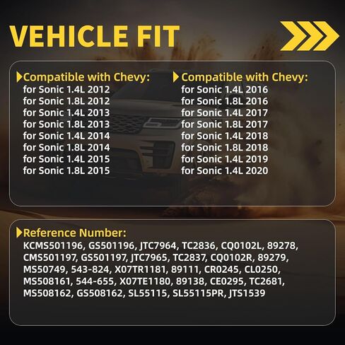 Front Lower Control Arm w/Ball Joint Fit for Chevy Sonic 1.4L 2012-2020 Sonic 1.8L 2012-2018 K622426 K622428 + 2 Tie Rod + 2 Sway Bar - 6 Set Suspension Kit in Kuwait