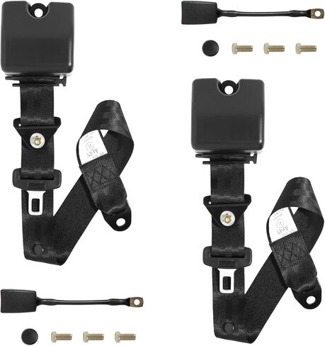 2 قطعة عالمية 3 نقاط قابلة للتعديل قابلة للسحب لعربة الذهاب كارت ، عربة جولف النادي ، سيارات الدفع الرباعي ، سيارات ميني فان ، UTV in Kuwait