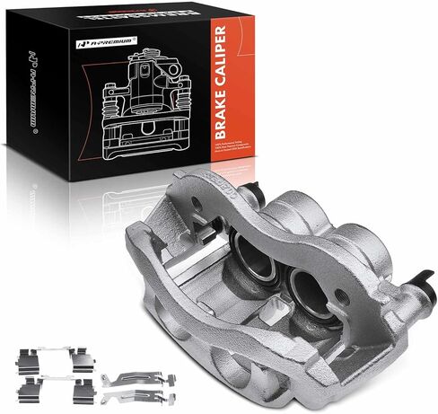 A-Premium Disc Brake Caliper Assembly with Bracket Compatible with Select Ram Models - ProMaster 1500/ ProMaster 2500/ProMaster 3500 2014-2019 - Front Left Driver Side in Saudi Arabia
