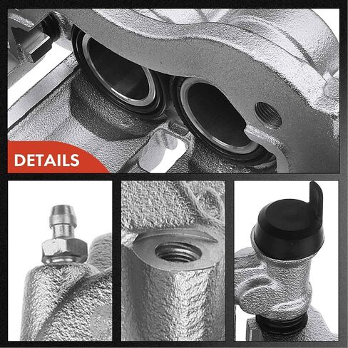 A-Premium Disc Brake Caliper Assembly with Bracket Compatible with Select Ram Models - ProMaster 1500/ ProMaster 2500/ProMaster 3500 2014-2019 - Front Left Driver Side in Saudi Arabia