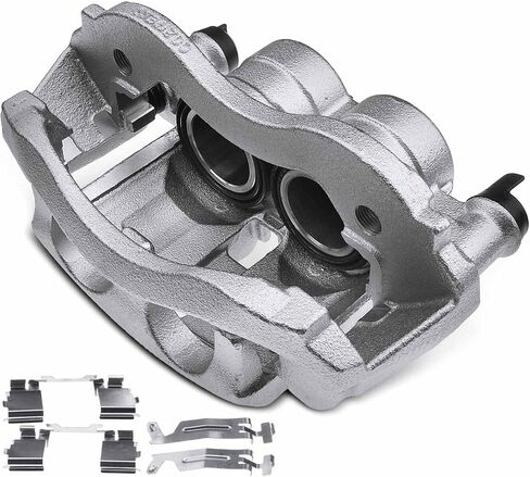 A-Premium Disc Brake Caliper Assembly with Bracket Compatible with Select Ram Models - ProMaster 1500/ ProMaster 2500/ProMaster 3500 2014-2019 - Front Left Driver Side in Saudi Arabia