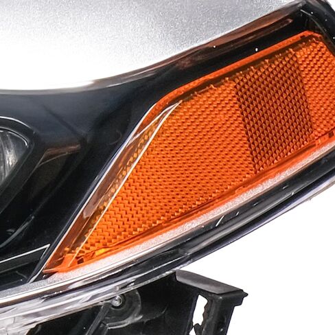 Headlights Assembly Compatible with 2014 2015 2016 Toyota Corolla Projector Headlights Headlamps Pair, Chrome Housing Amber in Kuwait