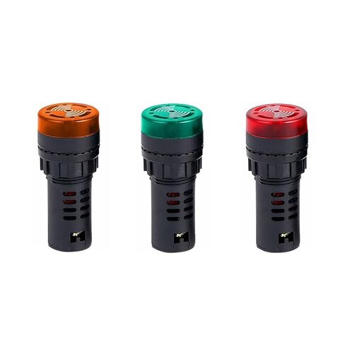Buzzer AD105-22SM Sound and Light Flash AD16 Alarm 24V48V220V(Yellow 48v) in Saudi Arabia