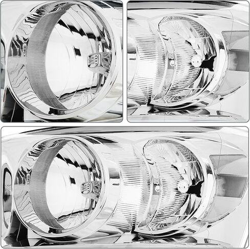 Front Headlight Assembly for 2006-2008 DODGE RAM 1500/2006-2009 DODGE RAM 2500, 3500 Pickup - Replacement Headlamp, Front Bumper Lights in Kuwait