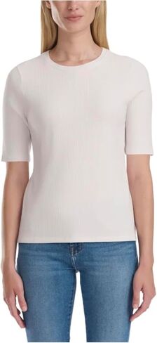 Splendid Women's Stretch Knit Ribbed Elbow Sleeve Top in Saudi Arabia