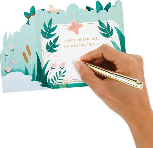 Hallmark Paper Wonder Pop Up Baby Shower Card for New Parents (Jungle Animals) Welcome New Baby, Congratulations in Saudi Arabia