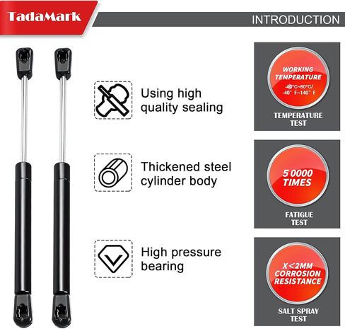 10 Inch 22.5lbs/100N Gas Strut Spring Shock for RV Bed Platform Toolbox Lid Lightweight Cabinet Door Light Camper Shell Tool Box Lid, 2 Pcs in Saudi Arabia