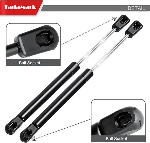 10 Inch 22.5lbs/100N Gas Strut Spring Shock for RV Bed Platform Toolbox Lid Lightweight Cabinet Door Light Camper Shell Tool Box Lid, 2 Pcs in Saudi Arabia