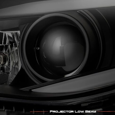 AKKON - [C-Style [Black Smoked] For 08-14 Subaru Impreza WRX LED DRL Tube Switchback Projector Headlights in Saudi Arabia