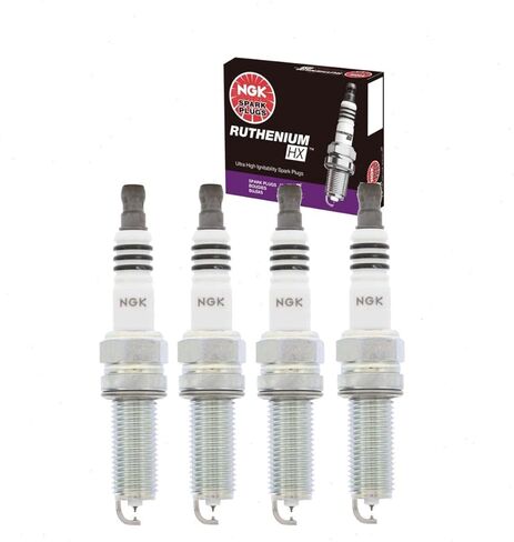 4 pc NGK Ruthenium HX Spark Plugs compatible with Honda Civic 1.8L 2.4L L4 2012-2015 in Saudi Arabia