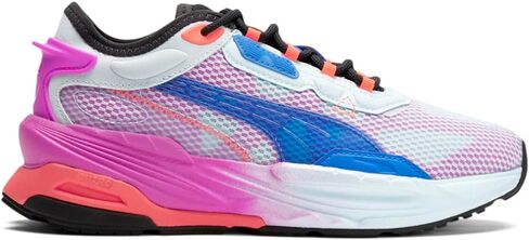 PUMA Kids Girls Extent Nitro Ultraviolet Lace Up Sneakers Shoes Casual - White in Saudi Arabia