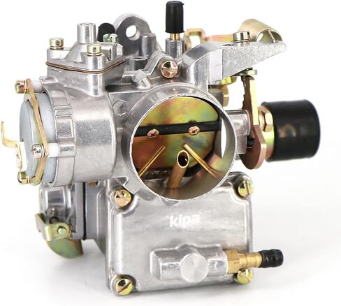 KIPA Carburetor For VW Beetles Super Beetles 1971-1979 Dual Port 1600cc Engine Bigger 39mm Carby bore 12V Electric Choke PICT-3 Volkswagen Bug Bus Thing Karmann Ghia Squareback Transporter. in Saudi Arabia