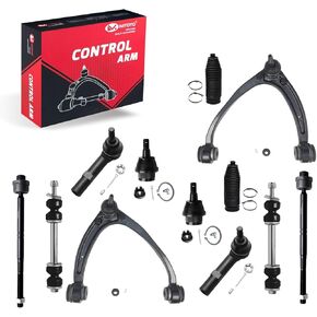 Front Upper Control Arm w/Ball Joint Suspension Kit Compatible with 2007-2014 Chevy Tahoe Silverado Suburban 1500, GMC Yukon Sierra, Cadillac Escalade, Replaces K80669, K80670 (12PCS) in Kuwait