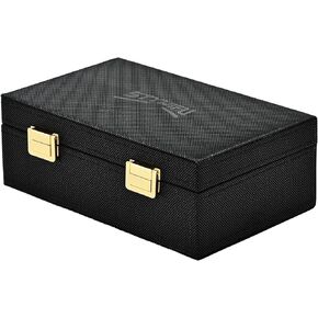 صندوق فاراداي لمفاتيح السيارة و2 حقيبتين فاراداي، صندوق مانع إشارة مفتاح فوب، صندوق حجب Rfid ممتاز وحقيبة Rfid، قفص حماية لمفتاح السيارة بدون مفتاح، أسود - 8.38 بوصة × 5.15 بوصة × 2.76 بوصة in Kuwait