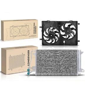 Replacement Parts for AC Condenser&Dual Cooling Fan Assembly Kit for Lincoln MKZ 2007-2009 V6 3.5L Mod-A58PP-96139 in Kuwait