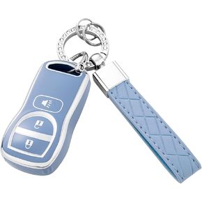 Key Fob Cover with Keychain for Nissan Frontier Armada Murano Pathfinder Quest Sentra Titan Versa Xterra and Infiniti in Kuwait