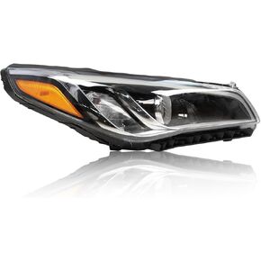 Passenger Side Halogen Headlight Assembly Compatible with 2015-2017 Sonata Headlamp Replacement HY2503183 in Kuwait