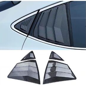 Rear Side Window Louvers for Toyota Camry 9th Gen 2025 2026 Accessories, Sport Car Exterior Rear Side Window Decorative Covers Air Vent Scoop Shades Cover Trim Blinds-Glossy Black in Kuwait