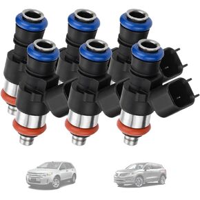 Fuel Injector 6 pcs FIT Ford 3.5/3.7/5.0 L – Edge/Explorer/F-150 / Mustang/Taurus 11-17, Flex 13-17, Transit-150/250/350 15-17 | Lincoln Continental 2017, MKX 11-17, MKS/MKT 13-17 in Kuwait