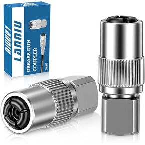 قارنة توصيل مسدس الشحوم، قفل قوي سريع التحرير بأربعة فكات مطورة على أطراف مسدس الشحوم، محول شحوم عالي الضغط بقوة 12000 رطل لكل بوصة مربعة، متوافق مع جميع مسدسات الشحوم 1/8 بوصة تركيبات NPT in Kuwait