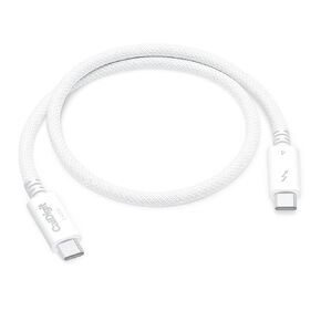 CalDigit Thunderbolt 4 Cable - 40Gbps 100W Power Delivery, Compatible with Thunderbolt 3 & USB Type C, MacBook Pro, iMac, iPhone 15 Max, Black (0.8 Meter 2.62 Feet, Thunderbolt 4 / USB 4 Cable) in Kuwait