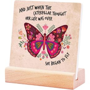 Inspirational Office Desk Decor for Women Girls,Strong Beautiful Loved Ceramic Plaque Sign for Office Desk Decor,Positive Gifts for Boss Colleague in Saudi Arabia