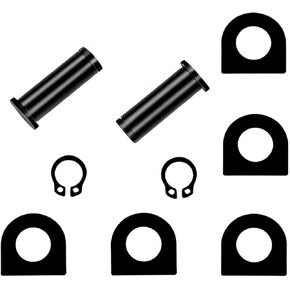 مجموعة أدوات تركيب ربط القدم السوداء - غسالات زنبركية مضادة للخشخشة ودبابيس كليفيس متوافقة مع هارلي سبورتستر سوفتيل دينا تورينج رود كينج ستريت جلايد - مجموعة استبدال فولاذية شديدة التحمل in Kuwait