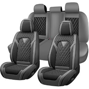 for Lexus GX 470 2003-2009 Car Seat Covers, Premium Car Seat Cushion,Waterproof Seat Protectors, Luxury Automotive Interior Accessories (5-Seat Set, Gray&Black) in Kuwait