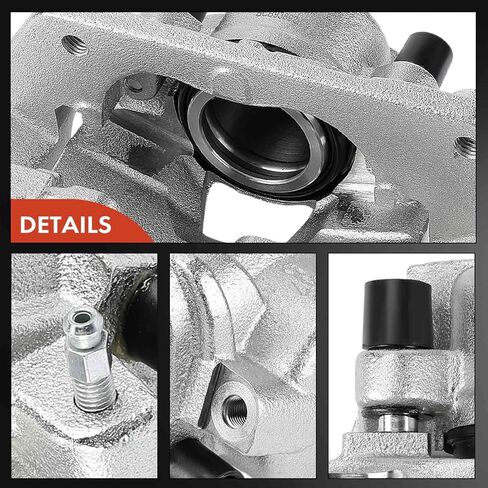 A-Premium Disc Brake Caliper Assembly with Bracket Compatible with Jaguar Vehicles - XF 2009-2010/2013-2015, XK 2007-2009, S-Type 2006-2008, Vanden Plas 2005-2009, XJ8 2005-2009 - Front Side in Saudi Arabia