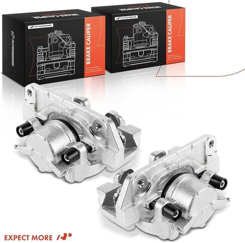 A-Premium Disc Brake Caliper Assembly with Bracket Compatible with Jaguar Vehicles - XF 2009-2010/2013-2015, XK 2007-2009, S-Type 2006-2008, Vanden Plas 2005-2009, XJ8 2005-2009 - Front Side in Saudi Arabia