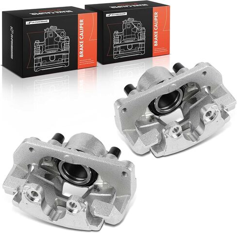A-Premium Disc Brake Caliper Assembly with Bracket Compatible with Jaguar Vehicles - XF 2009-2010/2013-2015, XK 2007-2009, S-Type 2006-2008, Vanden Plas 2005-2009, XJ8 2005-2009 - Front Side in Saudi Arabia