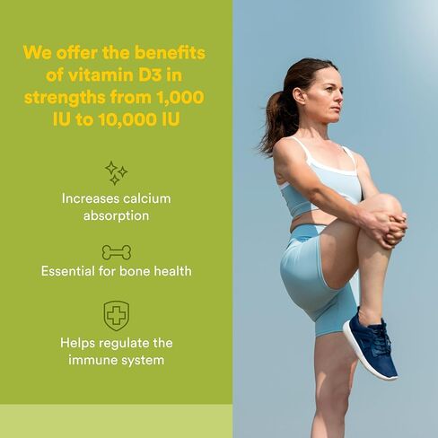 Natural Factors, Vegan Vitamin D3 2000 IU, Supports Bone and Immune Health, 90 Capsules in Saudi Arabia