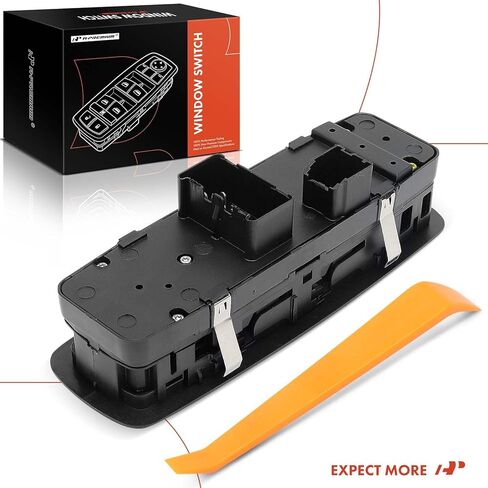 A-Premium 3+9 Pins Master Power Window Switch Compatible with 2013-2015 Ram 1500 2500 3500, 2012-2020 Dodge Grand Caravan, 2012-2016 Chrysler Town & Country, Blue LED, Replace# 68110866AA, 68110866AB in Saudi Arabia