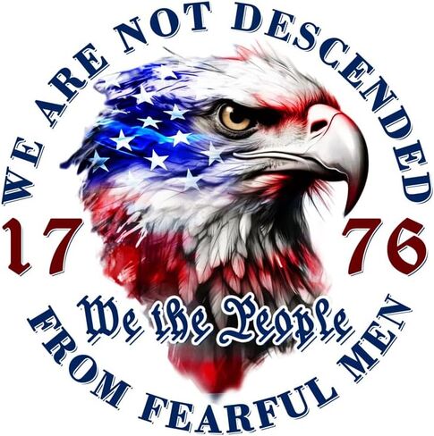JLHAPPY-We The People 1776 American Bald Eagle Flag Car Decals -250th Anniversary of the United States Sticker -Removable 7 inch Patriotic Vinyl Decal for Auto Car Truck SUV Trailer Window Vinyl Decal in Saudi Arabia