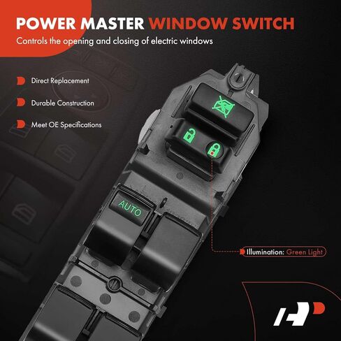 A-Premium Driver Side Master Power Window Switch Compatible with Toyota Corolla 2014-2019, Corolla iM 2017-2017, RAV4 2013-2018, with Auto Up/Down in Saudi Arabia