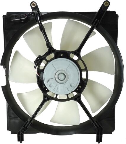 Left Radiator Cooling Fan Assembly Drivers Side Compatible with 1999-2001 Lexus ES300 2000-2001 Toyota Camry 2000-2003 Solara TO3115124 in Saudi Arabia