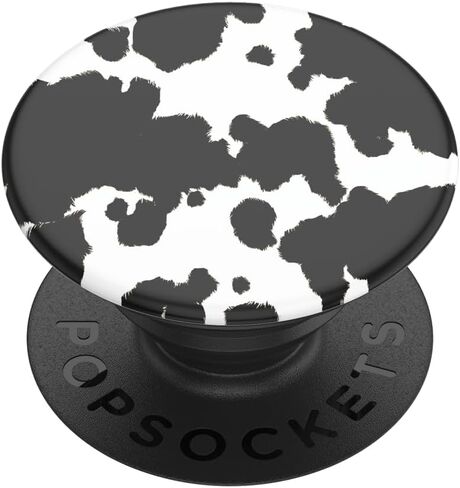 PopSOCKETS Pop-Grip Knurled Texture Black Smartphone Accessory for iPhone Android in Saudi Arabia