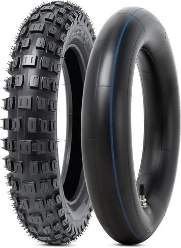 2.75-10 4PR TT 37J Dirt Bike Front/Rear Tire and Heavy Duty Inner Tube Compatible with 2.75-10 Off Road Pit Bike/Motorcycle Tire(P-117) in Saudi Arabia