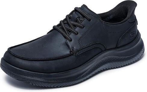Skechers Men's USA Hasting - Rowell Moc Toe Bungee Lace Slip-Ins in Saudi Arabia