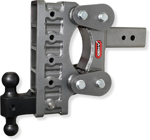 GEN-Y Hitch Heavy Duty Tow Hitch for 3" Receiver - 9" Drop/Rise with 5 Adjustable Positions, Includes Dual Ball Mount and Locking Pin, 21,000 lbs Towing Capacity, 2,400 lbs Tongue Weight in Saudi Arabia