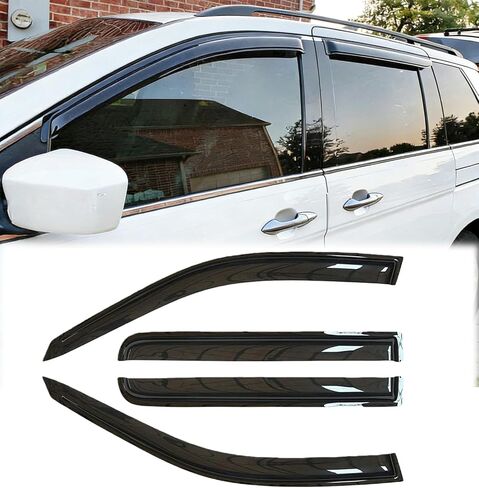 Sunproof Waterproof Side Window Wind Deflector, 4pcs Protective Replacements Rain Guards Set, Window Visor fit for 2021 2022 2023 2024 Toyota Sienna in Kuwait