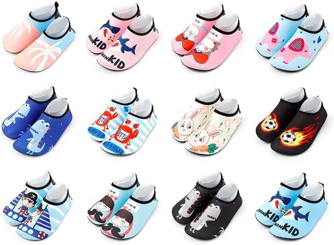 Girls Water Shoes Non-Slip Quick Dry Barefoot Aqua Beach Swim Pool Socks in Saudi Arabia