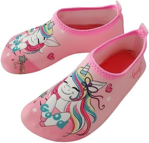 Girls Water Shoes Non-Slip Quick Dry Barefoot Aqua Beach Swim Pool Socks in Saudi Arabia