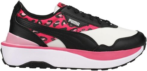 PUMA Kids Girls Cruise Rider Summer Roar Leopard Sneakers Shoes Casual - Black in Saudi Arabia