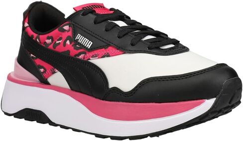 PUMA Kids Girls Cruise Rider Summer Roar Leopard Sneakers Shoes Casual - Black in Saudi Arabia