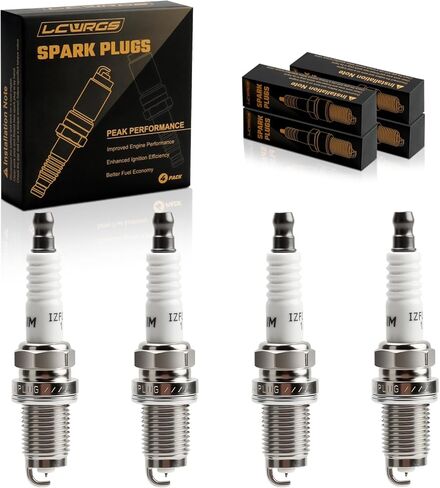 4 Pack Iridium Spark Plugs 6619 LFR6AIX-11 for Honda Civic 2006-2011, Toyota Tacoma 2005-2015, 4Runner 2010, Acura ILX 2013 2014 2015, 2009-2013 Suzuki Grand Vitara 1.3 1.5 2.4 2.7 L4 in Saudi Arabia