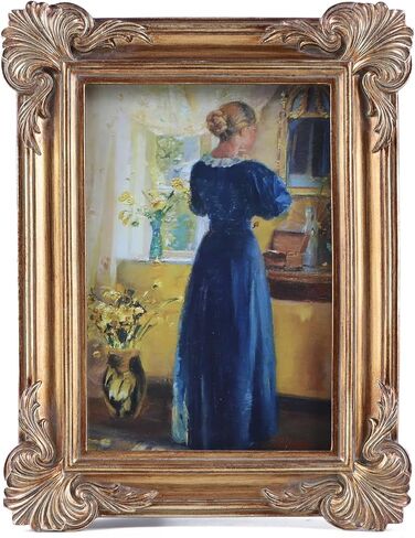 SIKOO 4x4 Vintage Picture Frames Small 4x4 Antique Ornate Picture Frame Square with Glass Front for Tabletop and Wall Hanging Vintage Wall Decor Gallery Wall Bronze Gold in Saudi Arabia