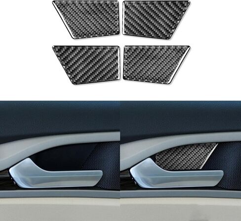 Real Bright Soft Carbon Fiber Car Dash Central Navigation Screen Control Panel ​​Sticker Compatible with Ford Mondeo/Fusion 2013 2014 2015 2016 2017 2018 2019 Auto Interior Accessories Black in Saudi Arabia